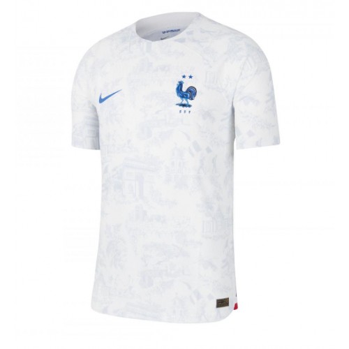France Aurelien Tchouameni #8 Replica Away Shirt World Cup 2022 Short Sleeve